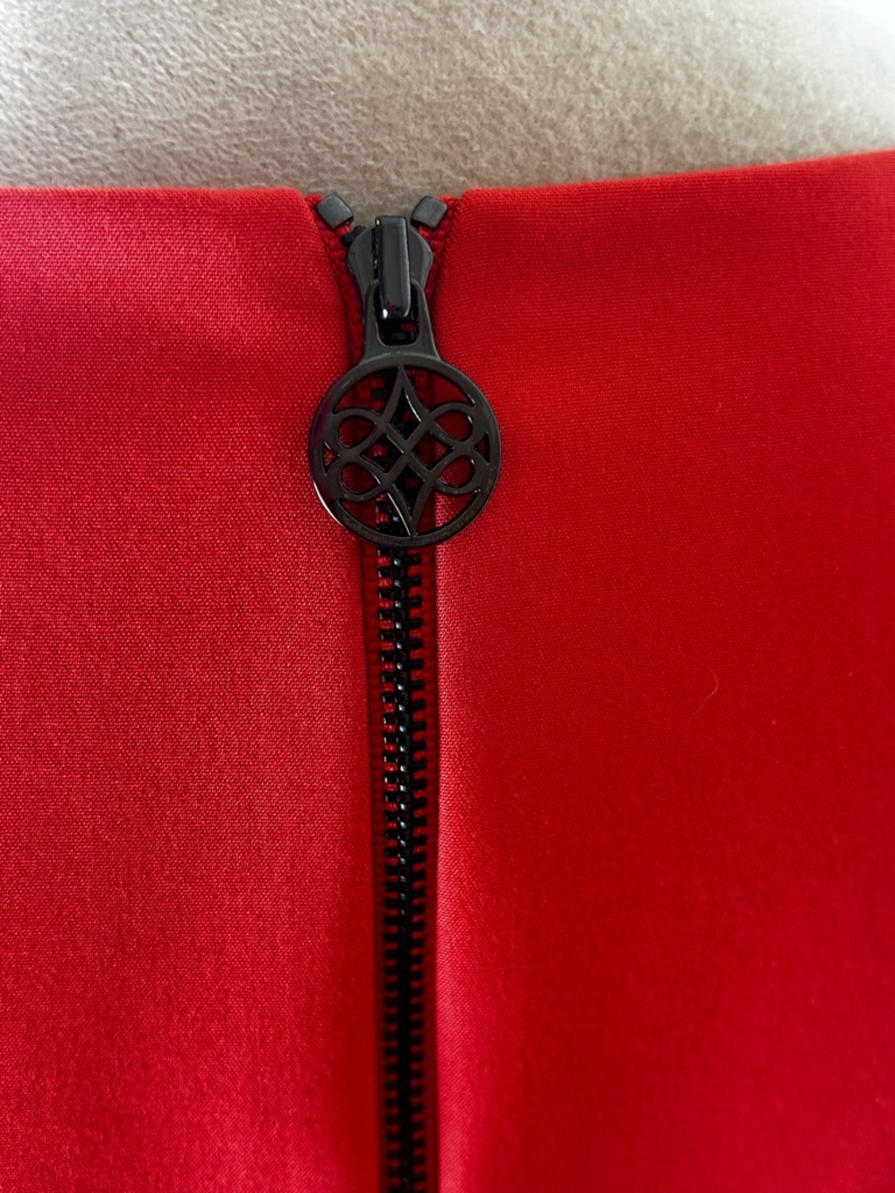 Women's ANTONIO MELANI Coral Cap-Sleeve Elegant Waist-Defined Midi Dress SZ 4 - Picture 3 of 14